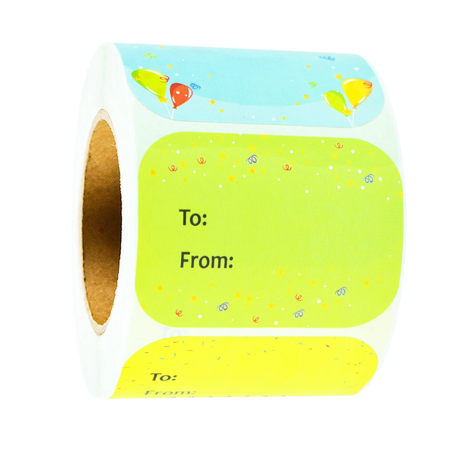 

500 шт. 1,5 дюйма * 2 дюйма, различные стили подарочных бирки с днем рождения, подарочные рождественские бирки, праздничные наклейки на день рождения, наклейки для украшения подарка