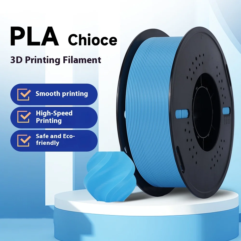 

Universal PLA 3D Printer Filament 1.75mm 1KG High Precision Printing Material Compatible with Most FDM Printers Easy to Use