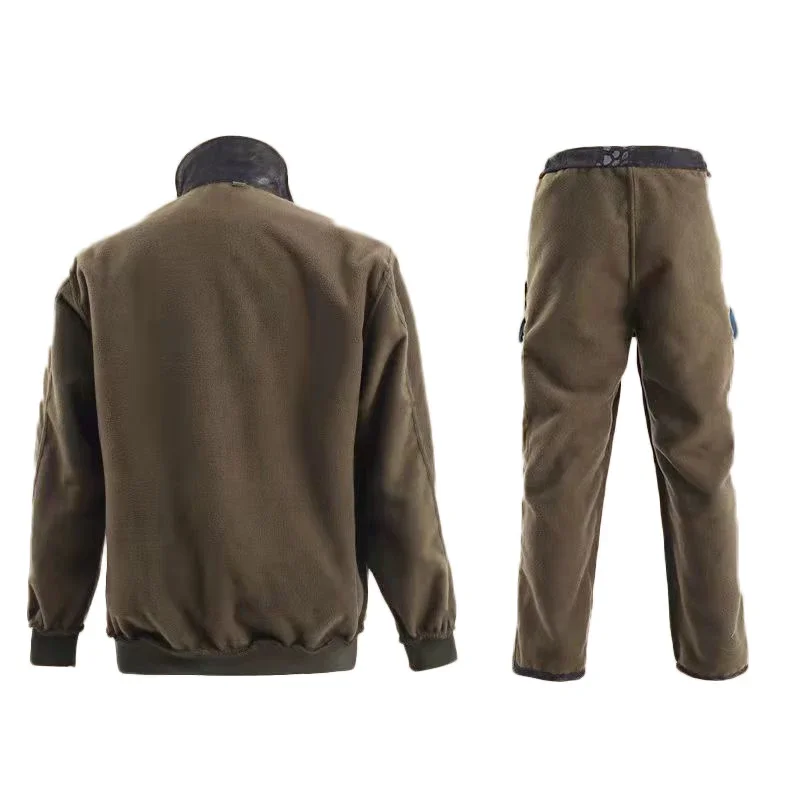 Veludo resistente ao desgaste dos homens camuflagem roupas de trabalho, roupa lazer, roupa do seguro do trabalho, exterior, inverno