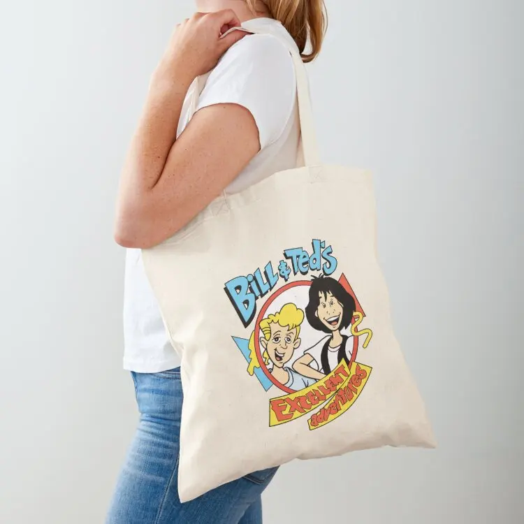 

Bill & Ted's Excellent Adventure - Cartoon Tote Bag tote bags men tote bag eco pack personalized bag