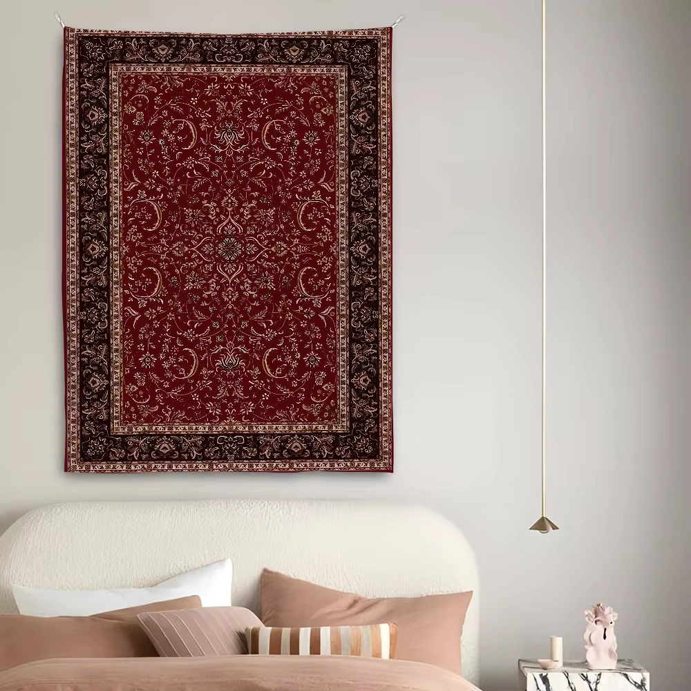 1pc Bohemian Style HD Persian Pattern Cool Tapestry Decoration Wall Art Background Banner Perfect for Home and Living Room Bedro