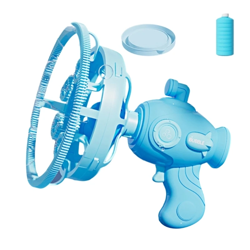 Y4QA電気バブルマシン幼児向けパーティー用バブルガンキッズガール大人