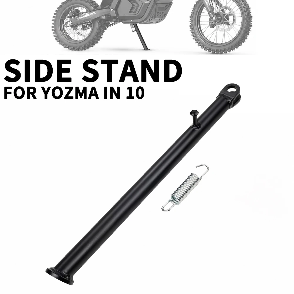 Side Kickstand Height Adjustable Stand Support Bracket For Yozma IN10 PRO Motocross Off-Road Electric Dirt Pit Bike E-Bike Parts