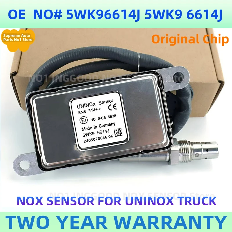 

5WK96614J 5WK9 6614J New NOX Sensor Nitrogen Oxygen Sensor For HYUNDAI-24V 2965084700 29650-84700 Car-styling