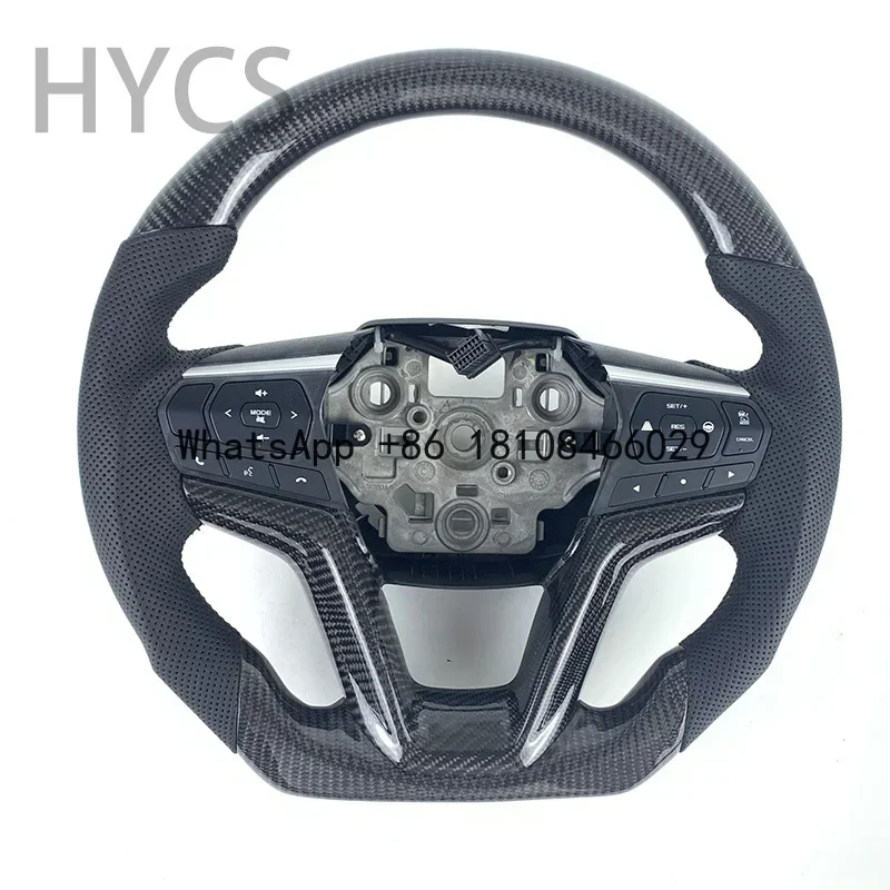 Customized Carbon Fiber Sports Steering wheel for Isuzu D-MAX 2013-2018 mu-X 2013-2018 D-Max MU-X III2020- 2023