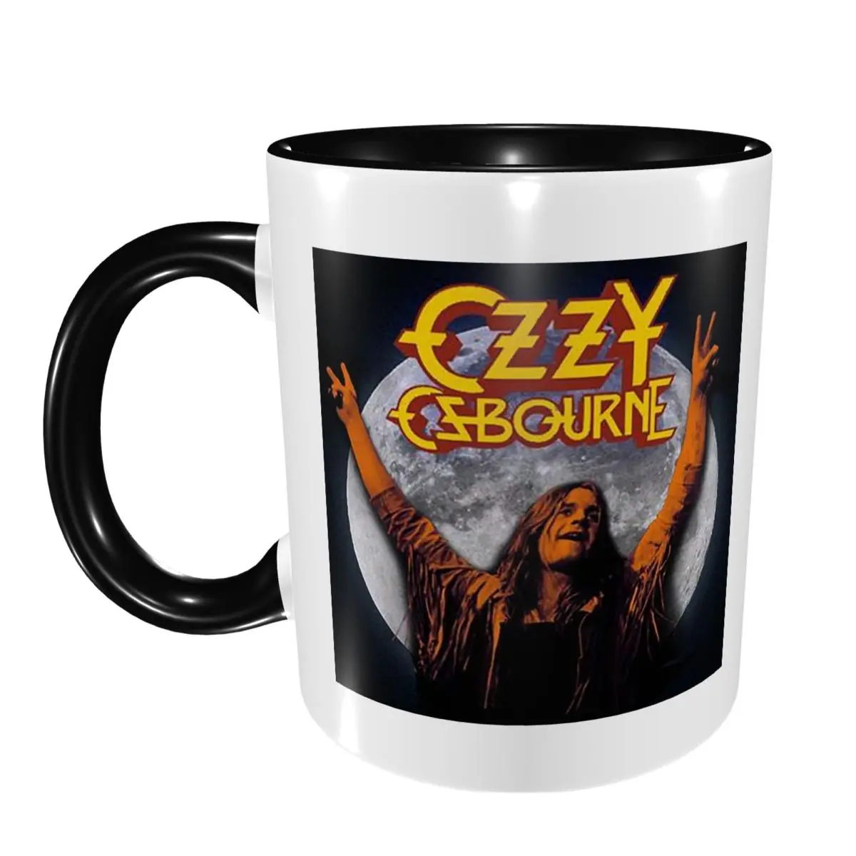 

Ozzy Osbourne British Heavy Metal Rock Music Singer Mug Funny Ceramic Coffee Cups Tea Mugs Milk Cup Drinkware Gift for Friends