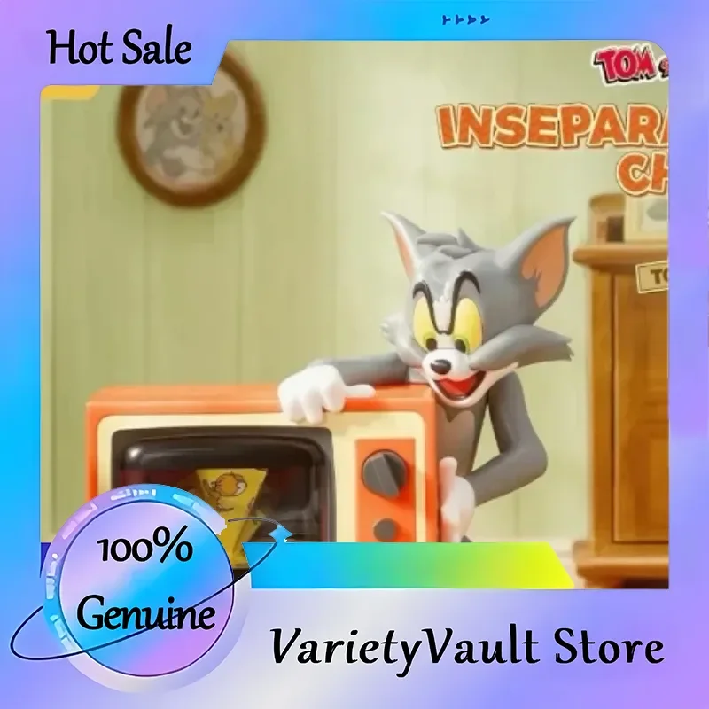 

52TOYS Tom and Jerry Inseparable Series Blind Box Cute Collectible Figure Set Desktop Ornament Kids Toy Gift Cartoon Character