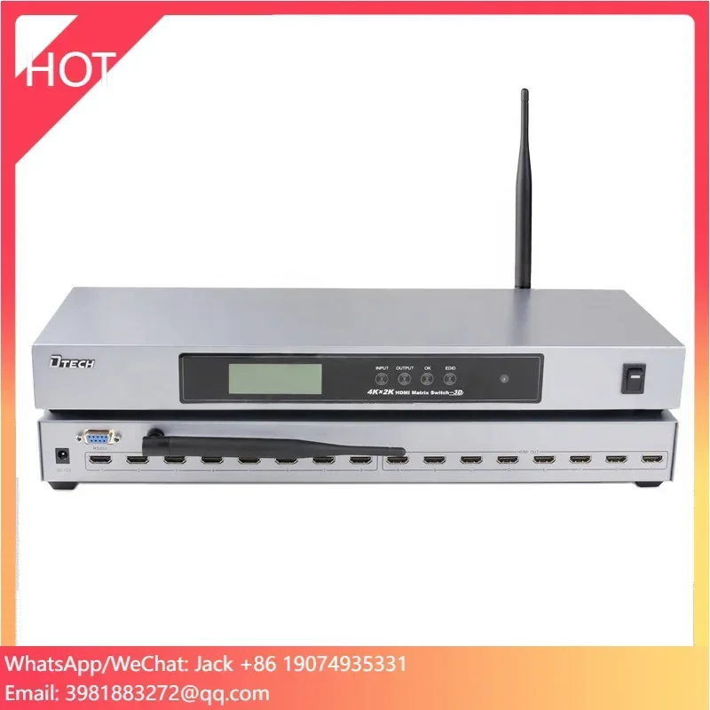 Matrix 8x8 DTECH Soporte Matrix definitivo / 3D completo / 4K2K / Receptor de audio avanzado / Sistema de cine en casa