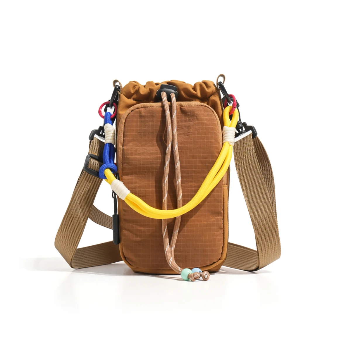 Dopamine Crossbody Wasserflaschentasche 2026 Neues Modell Tragbare Große Kapazität Handytasche Wasserdichte Wasserflaschentasche für Studenten – Detail 11