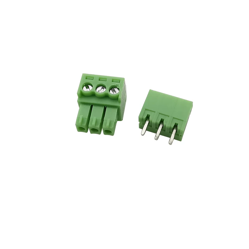 5Pair 15EDG 3.81mm Pitch 2/3/4/5/6/7/8/9/10/12 Pin PCB Screw Terminal Block Wire Connector Male Plug Female Socket Pin Header