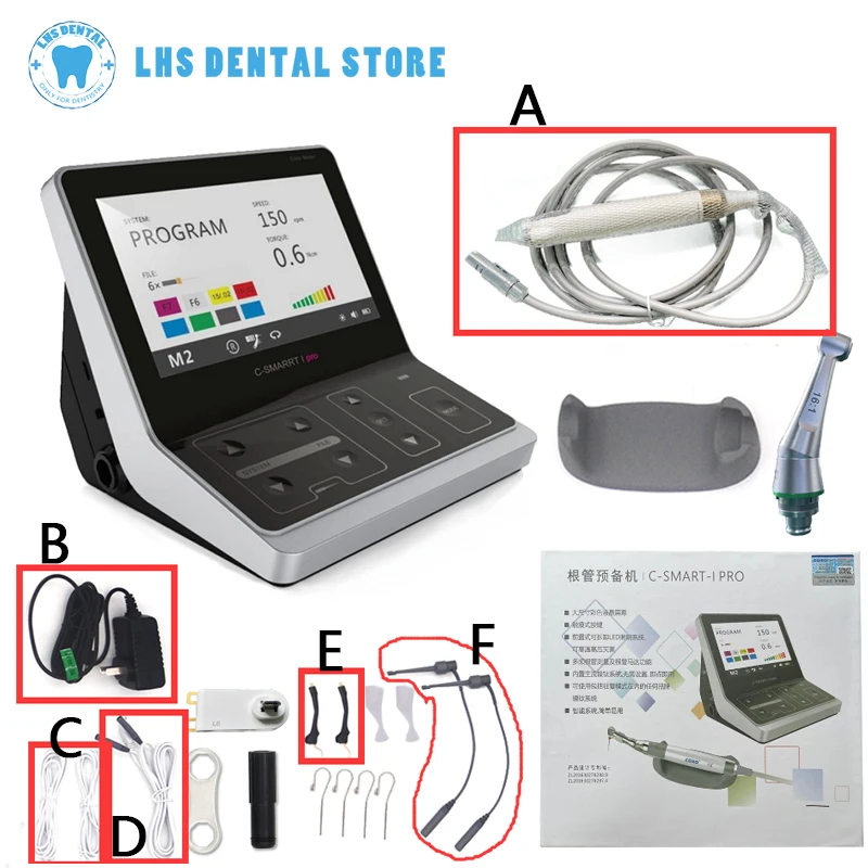 COXO Dental Apex Locator Accessories Files Holder Test Wires Set Endo Measuring Tools for Root Canal Treatment Instruments