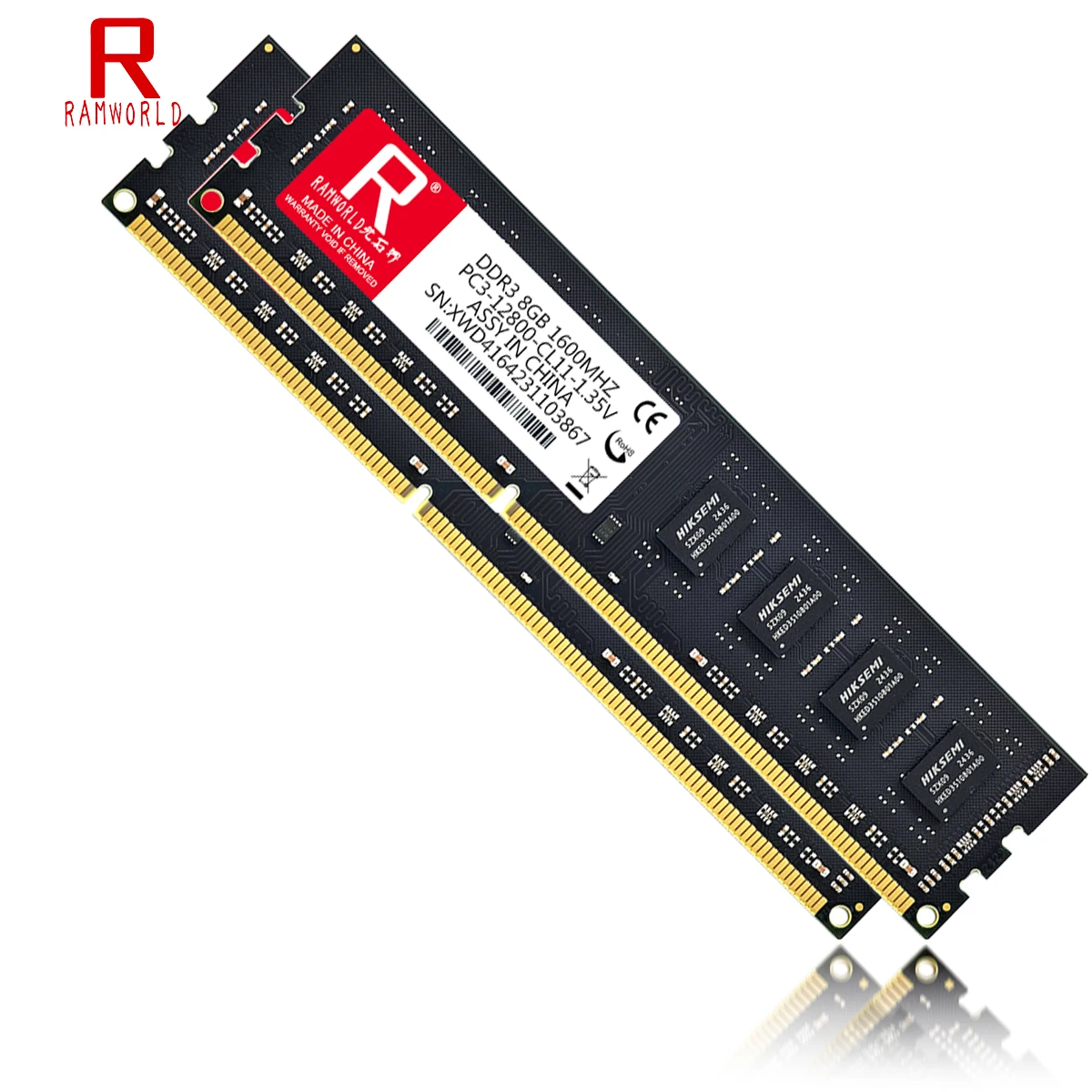 

Оперативная память RAMWORLD DDR3 8 Гб 1600 МГц настольная Память ОЗУ PC3 CL11 1,35 в 12800 240Pin DIMM память ОЗУ для компьютера