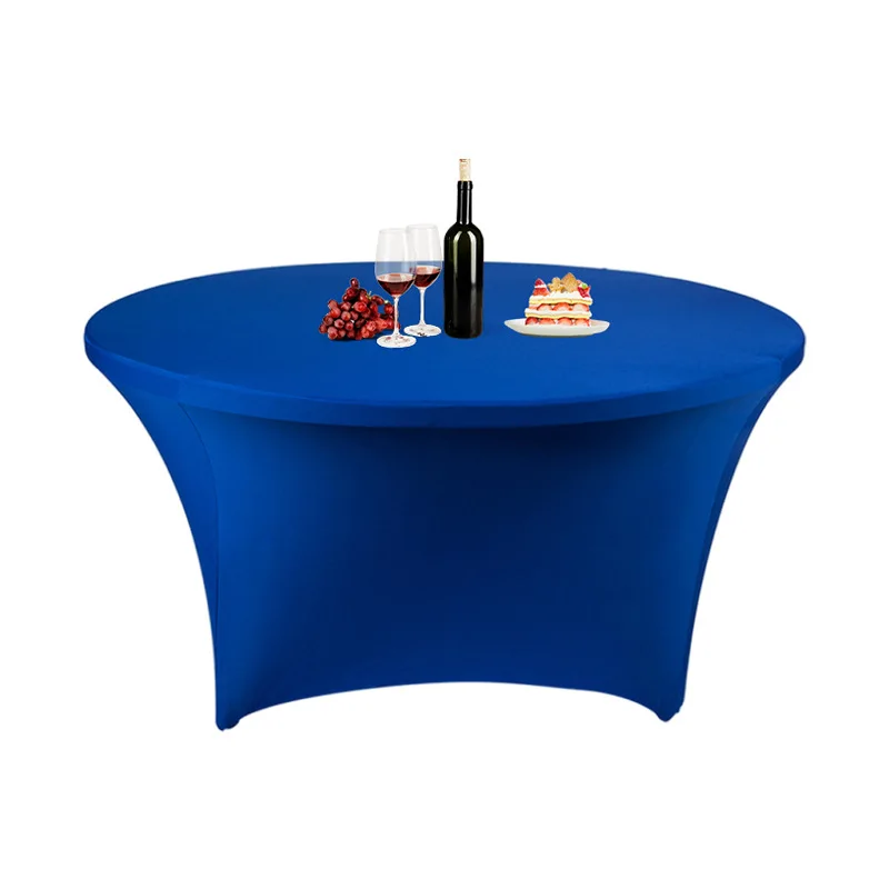 

Spandex Tablecloth Tight Fitted Washable and Wrinkle Resistant Stretch Rectangular Patio Table Cover for Event Wedding Parties