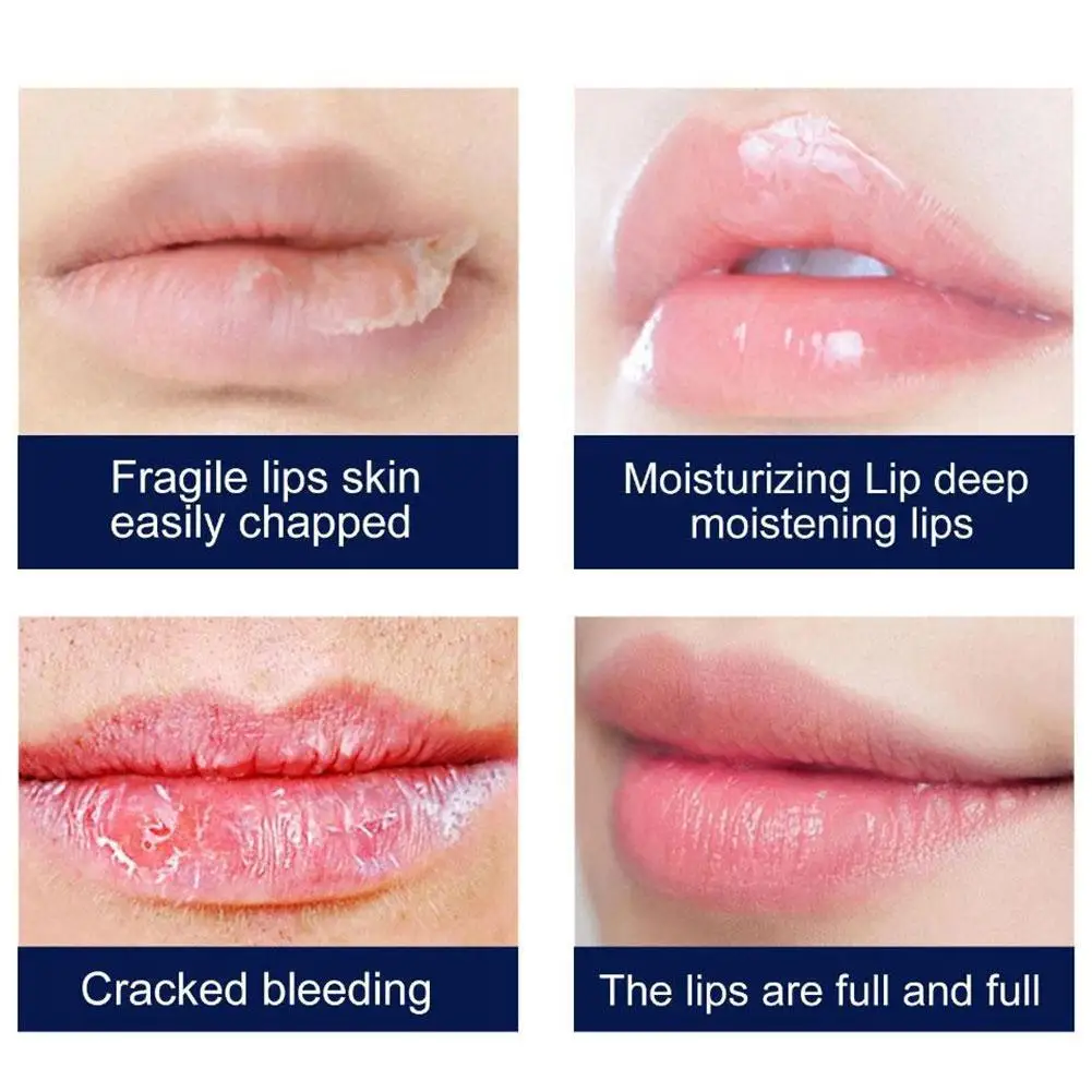 بلسم الشفاه للرجال يرطب بلطف مضاد للتكسير يزيل الجلد الميت منعش وغير دهني مستحضرات التجميل الرجالية منتجات العناية بالبشرة للشفاه #4