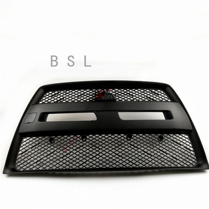 For Mitsubishi Lancer & Sportback EVO10 Bumper Radiator Grille Black Chrome Border 2008-2010