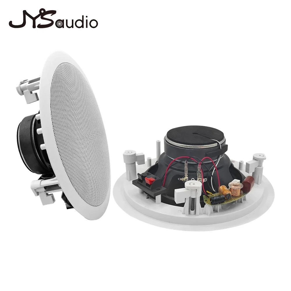 Teto de bluetooth 8 polegada alto-falante 2*40w poderoso áudio estéreo de alta fidelidade embutido classe d amplificador sistema de som do teatro em casa chifre presentes