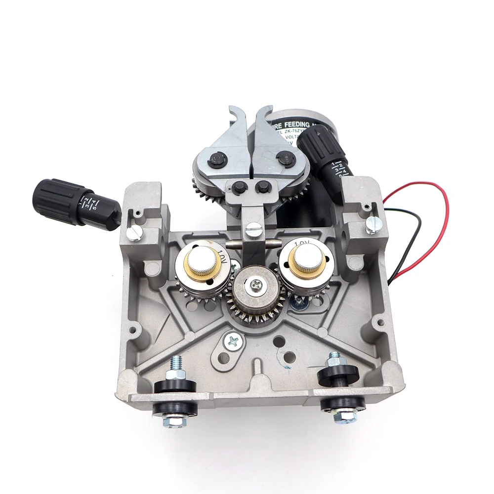 

76ZY02A 76ZY-02A Mechanism Mig Wire Feeder Motor DC24V Welder V Groove for Steel Type Material