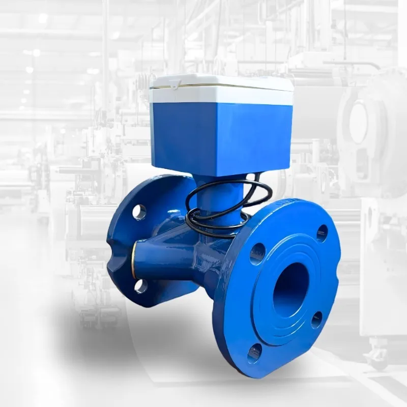 DN15-DN200 IP68 Cast Iron Valve Controlled Smart Ultrasonic Water Meter-M-BUS/RS485/Modbus/LoRaWAN/Pulse Output OEM Customizable