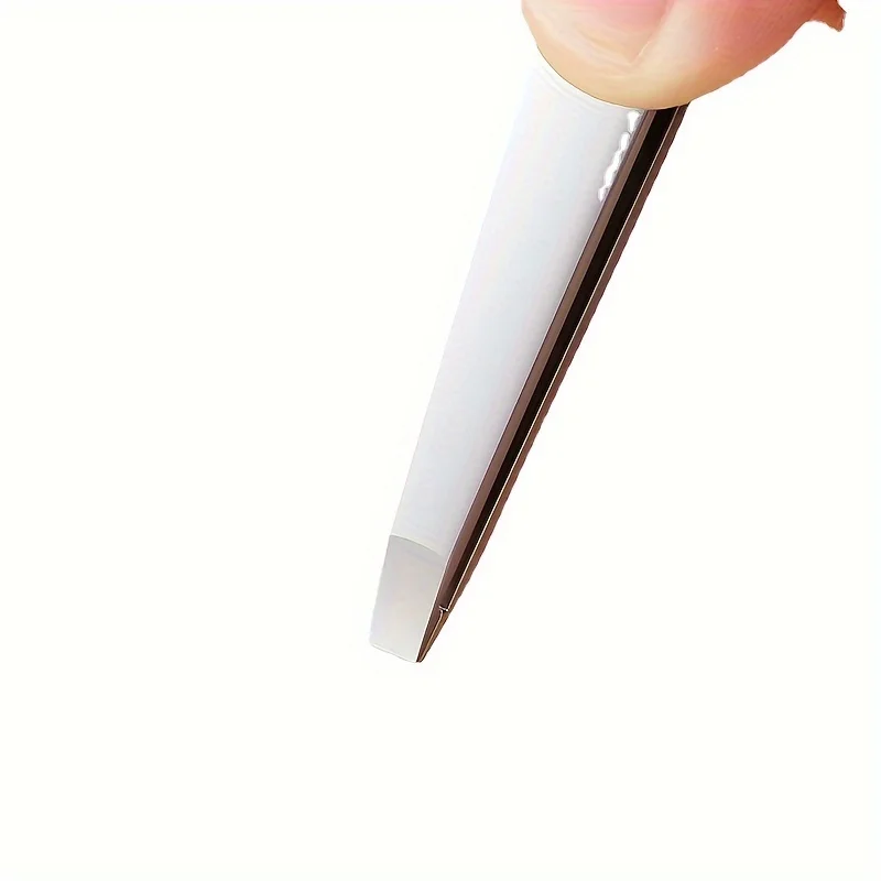 مجموعة ملاقط الحواجب 1/4 قطعة من ملقط الحواجب من الفولاذ المقاوم للصدأ مجموعة أدوات تجميل احترافية لنمو شعر الوجه إلى الداخل