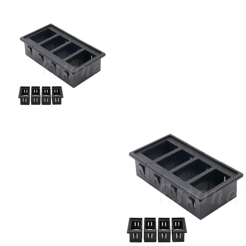 4 Gang Boat Rocker Switch Clip Panel Patrol Holder Housing For ARB Carling New