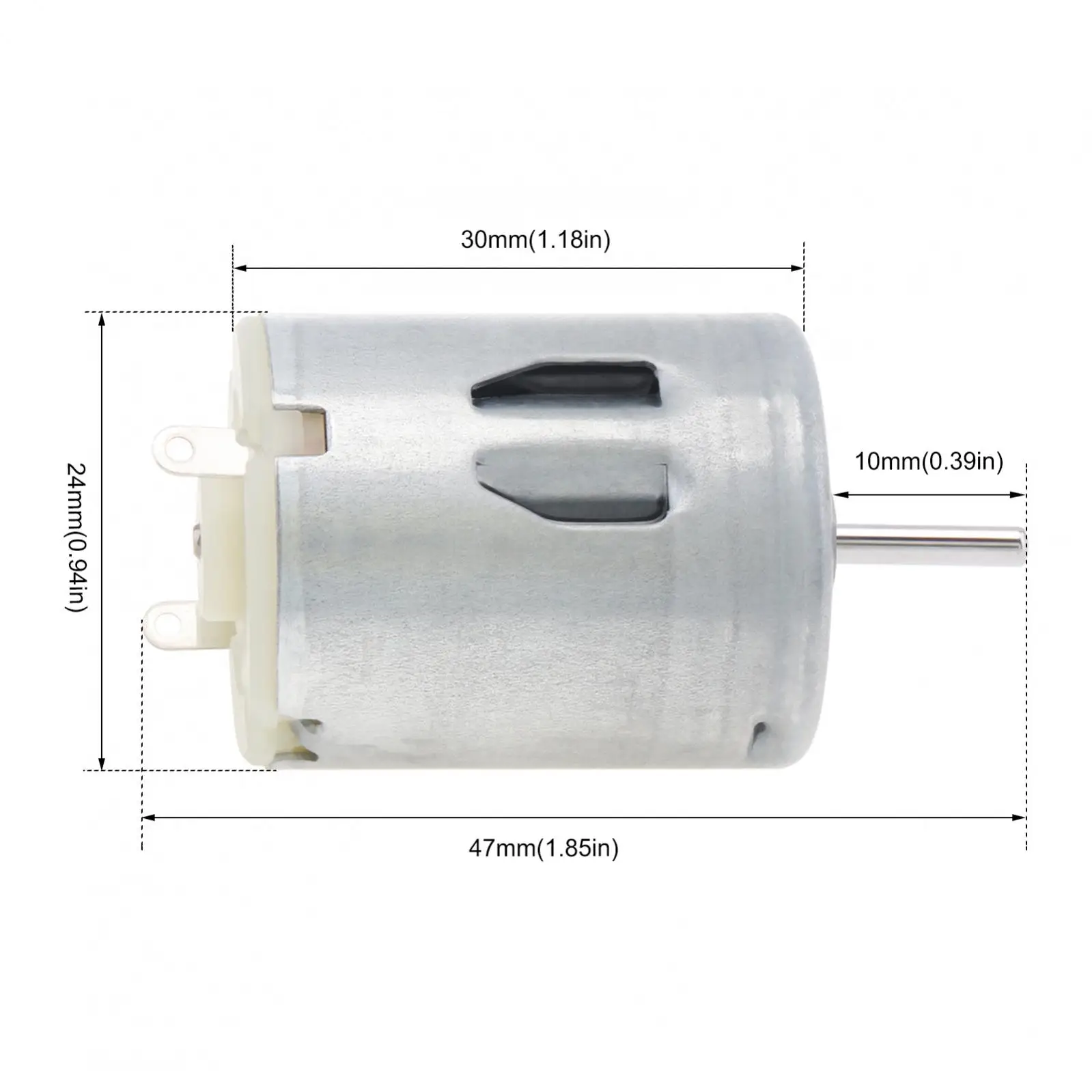 RF280 DC Motor 3-9V 16000RPM High Speed Micro Motor for DIY Toy Hair Dryer DC Motor Small Motor  for Electronic Lock Smart Cars