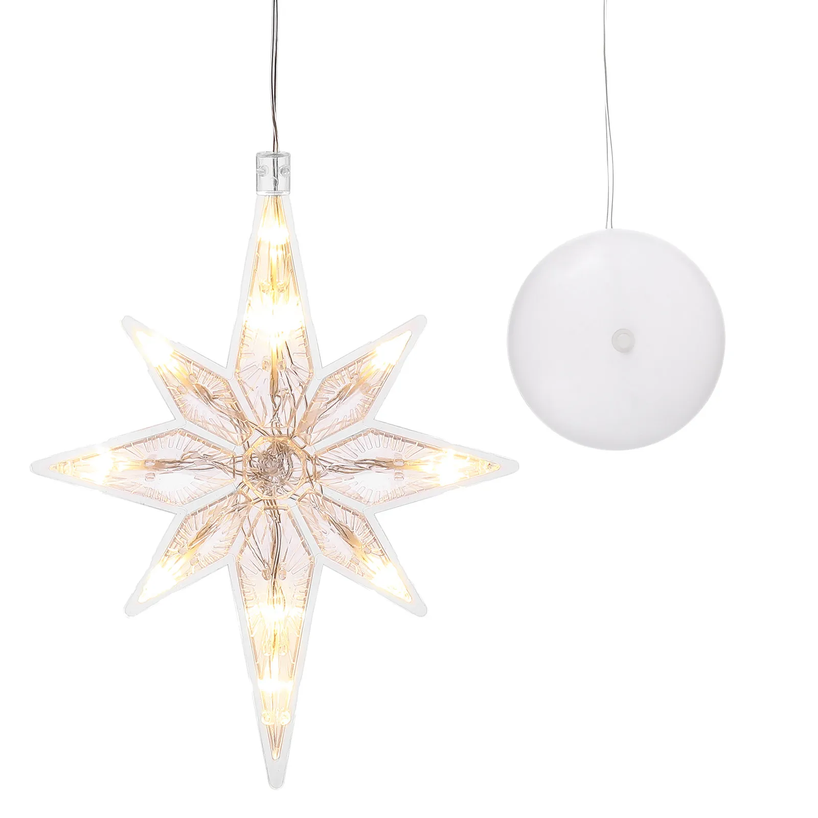 

Led Sucker Light Warm White Window Hanging Lamp For Home Bedroom Office Christmas Party Xmas Wall Decorative Lighting
