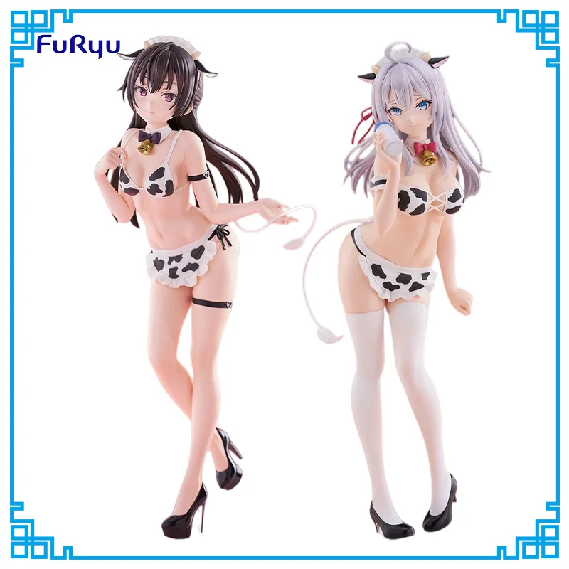 FuRyu TENITOL Alya Sometimes Hides Her Feelings in Russian Alya & Yuki Suou Cow Pattern Bikini Collectible Toys Decor Ornaments