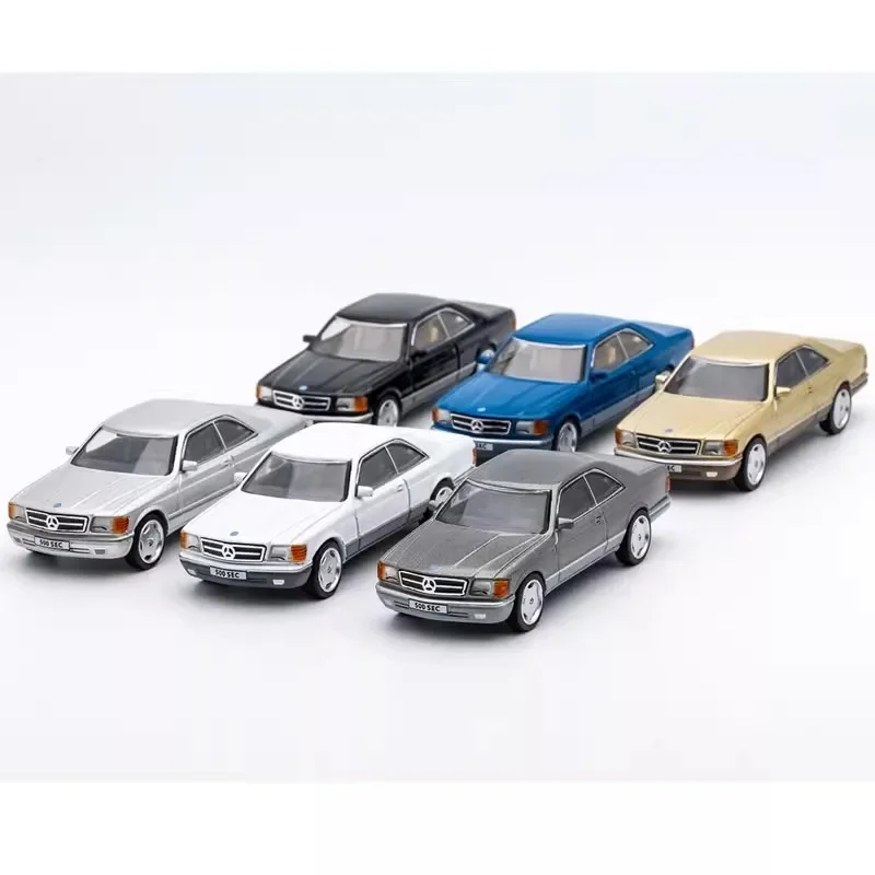 DCT 1/64 Mercedes Benz 500SEC Diecast Automotive Model Ornaments Cas Toys Gift Decorations