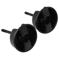 2Pcs Auto Freedom Hardtop Bolts for Jeep Wrangler JK 2Dr and Unlimited 4DrTop Hard Panel Mounting Knob Screw 1CJ57DX9AD