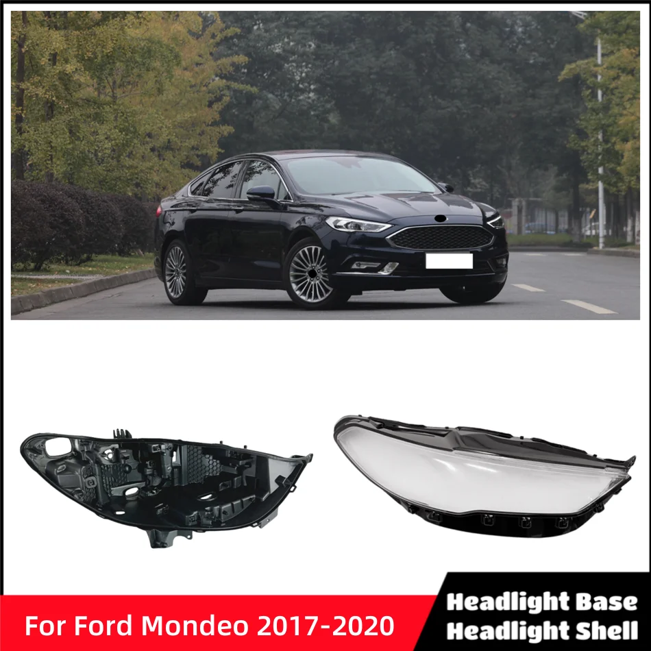 For Ford Mondeo 2017 2018 2019 2020 Accessories Cars Base Head Lamp Shell Back Casing Headlamp Cover Lens