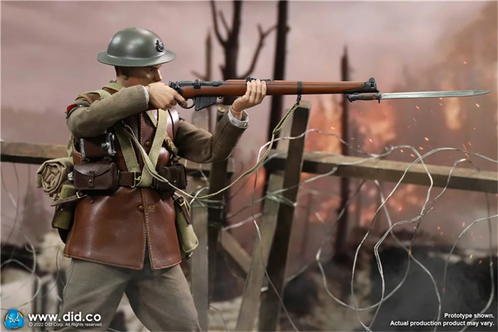 1/6 WWI militar el soldado de infantería británica Tom DID B11013 conjunto completo figura de acción móvil para seguidores coleccionar