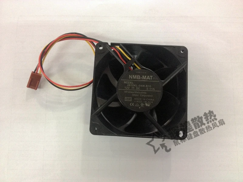 NEW NMB-MAT Minebea 2810KL-04W-B10 7025 12V 0.11A cooling fan