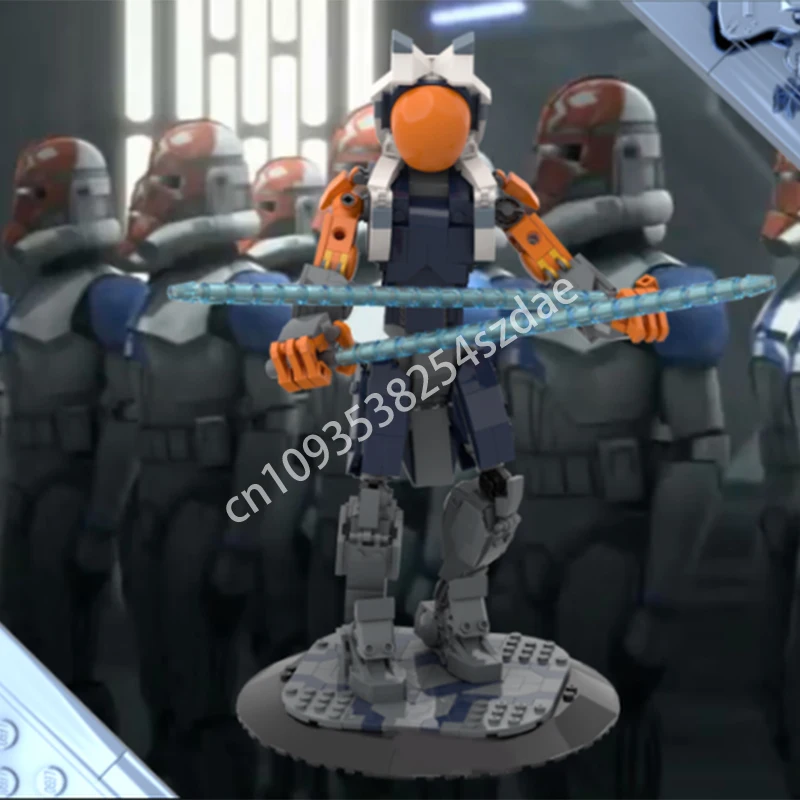 

565pcs MOC Ahsoka Tano (Siege of Mandalore) buildable figure Star Battle Building Blocks Education Birthday Christmas toy Gift