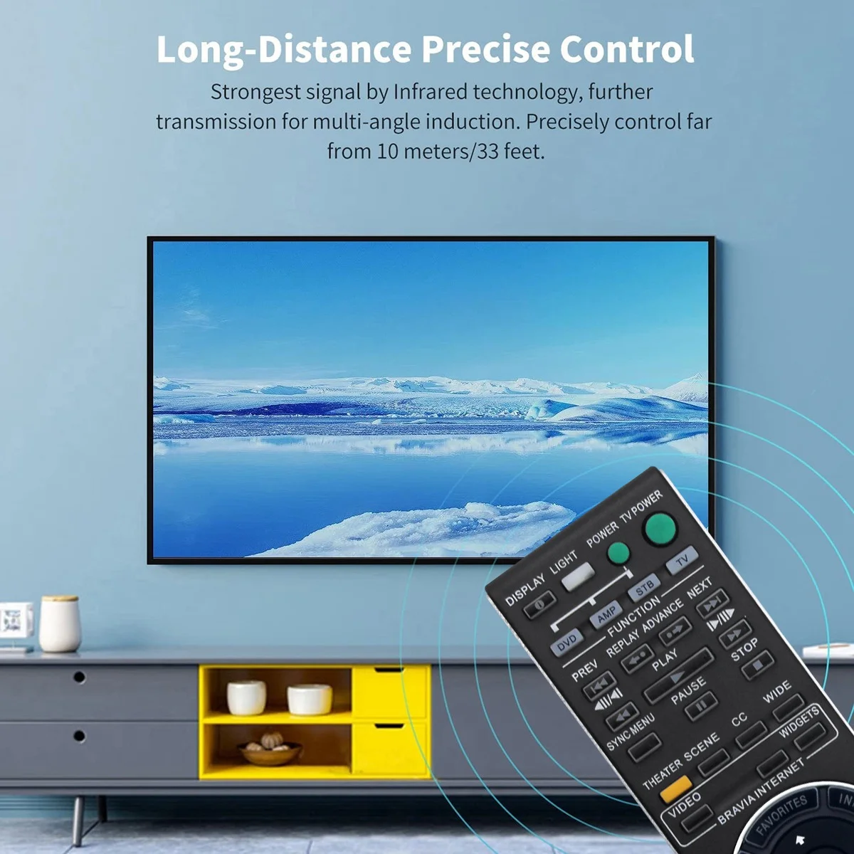 RM-YD029 Sony Bravia TV KDL-40Z5100 用交換用リモコン