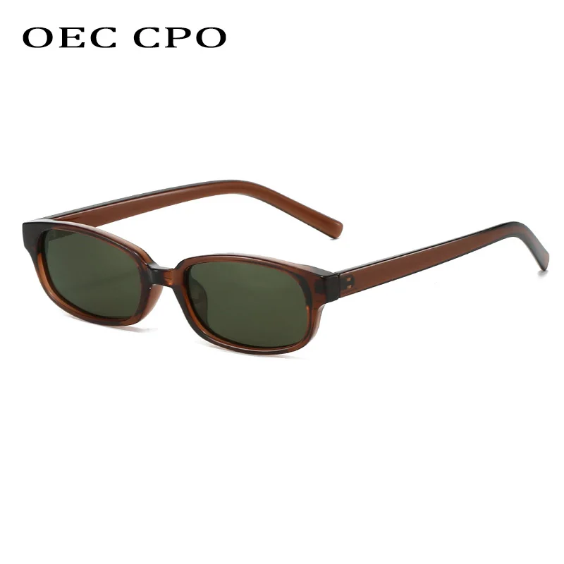 

OEC CPO New Rectangle Polarized Sunglasses Women Men Brand Designer Shades UV400 Square Sun Glasses Female Punk Eyewear