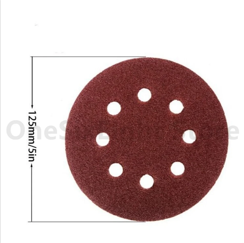 125mm - 5 "discos de lixamento de 5 polegadas para a lixadeira orbital 40-2000 grão