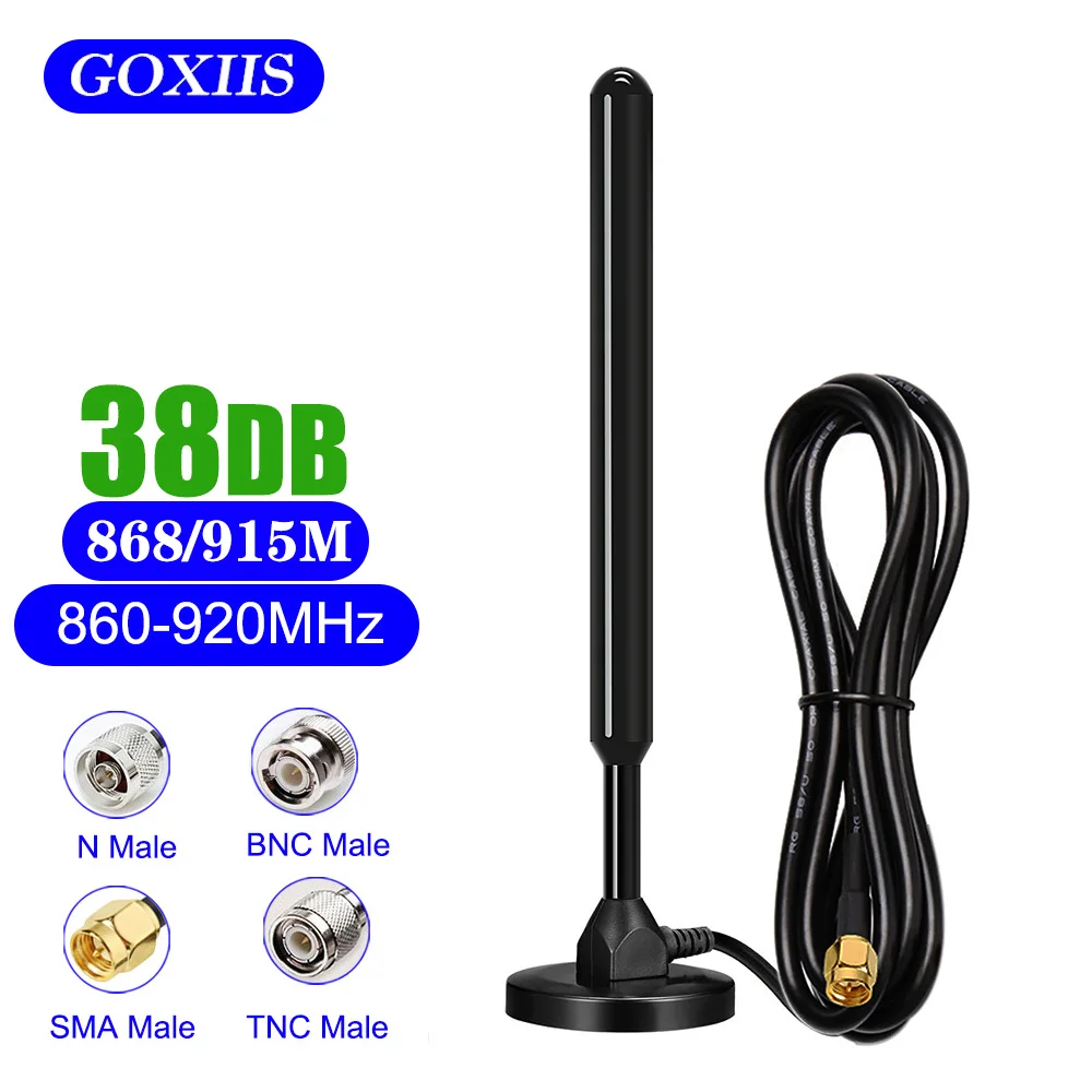 

868MHz 915MHz 920MHz Antenna 38dBi high gain Pure copper Sucker Antenna strong Magnetic base for IOT DUT etc