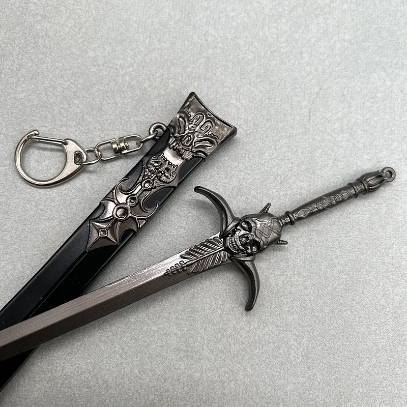 22cm rebelião espada arma de metal modelo diabo may dmc choro jogo réplica dante 1:6 figura de ação acessório decoração colecionável