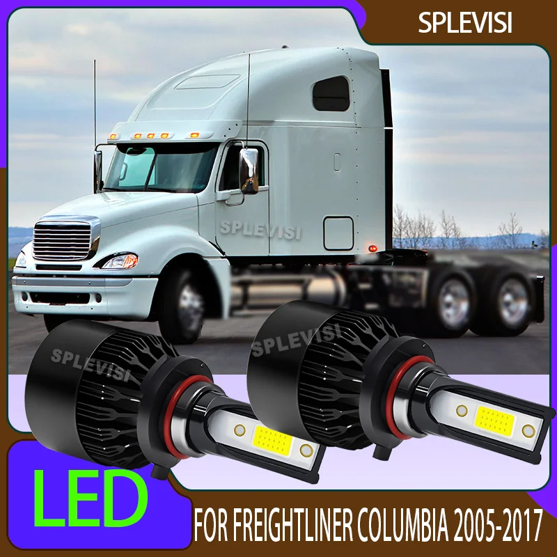 

LED Bulb 6000LM 6000K White for Headlight High Beam For Freightliner Columbia 2005 2006 2007 2008 2009 2010 2011 2012 2013-2017