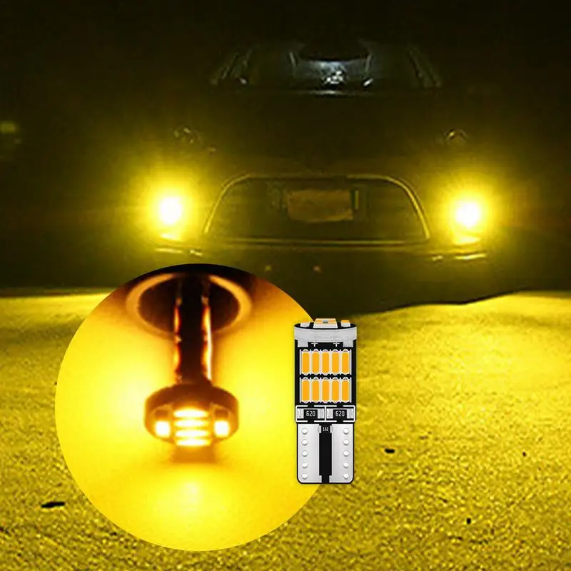 10 Pack Value Car LED Bulb Interior Shine Upgraded T10 LED Bulbs For Car Dome Reading License Plate Lights 4014 SMD Brightness