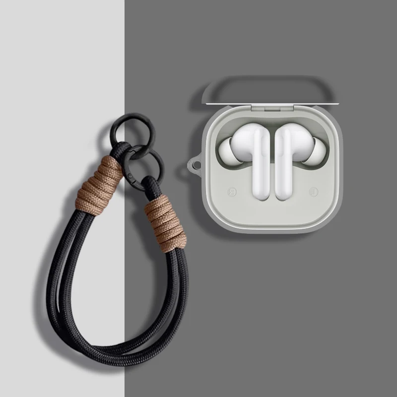 موضة حبل حقيبة سماعة الاذن غطاء ل Anker Soundcore R50i NC / P30i / R50i سيليكون سماعات لاسلكية واقية قذيفة مع هوك