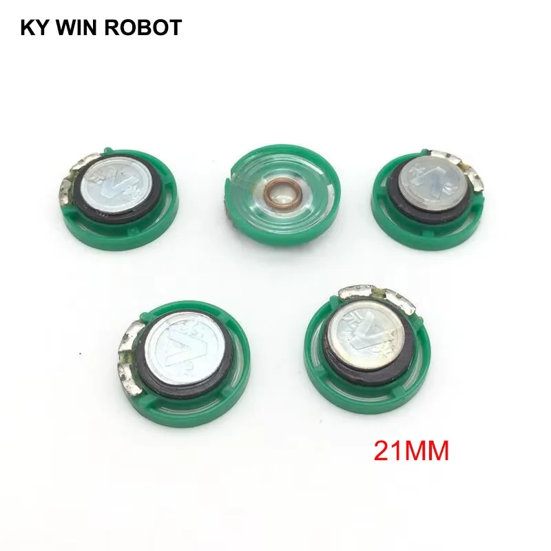 5 pz/lotto Nuovo altoparlante Ultra-sottile Campanello corno Giocattolo-automobile corno 8 ohm 0.25 watt 0.25 W 8R altoparlante Diametro 21 MM 2.1 CM spessore 7 MM