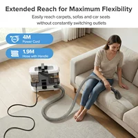 Lubluelu V2 Portable Carpet Upholstery Spot Cleaner 3-in-1 Spray Brush Vacuum 12KPa Powerful Suction Compact Storage for Home/ Sofa/Carpet/Car Seats 7