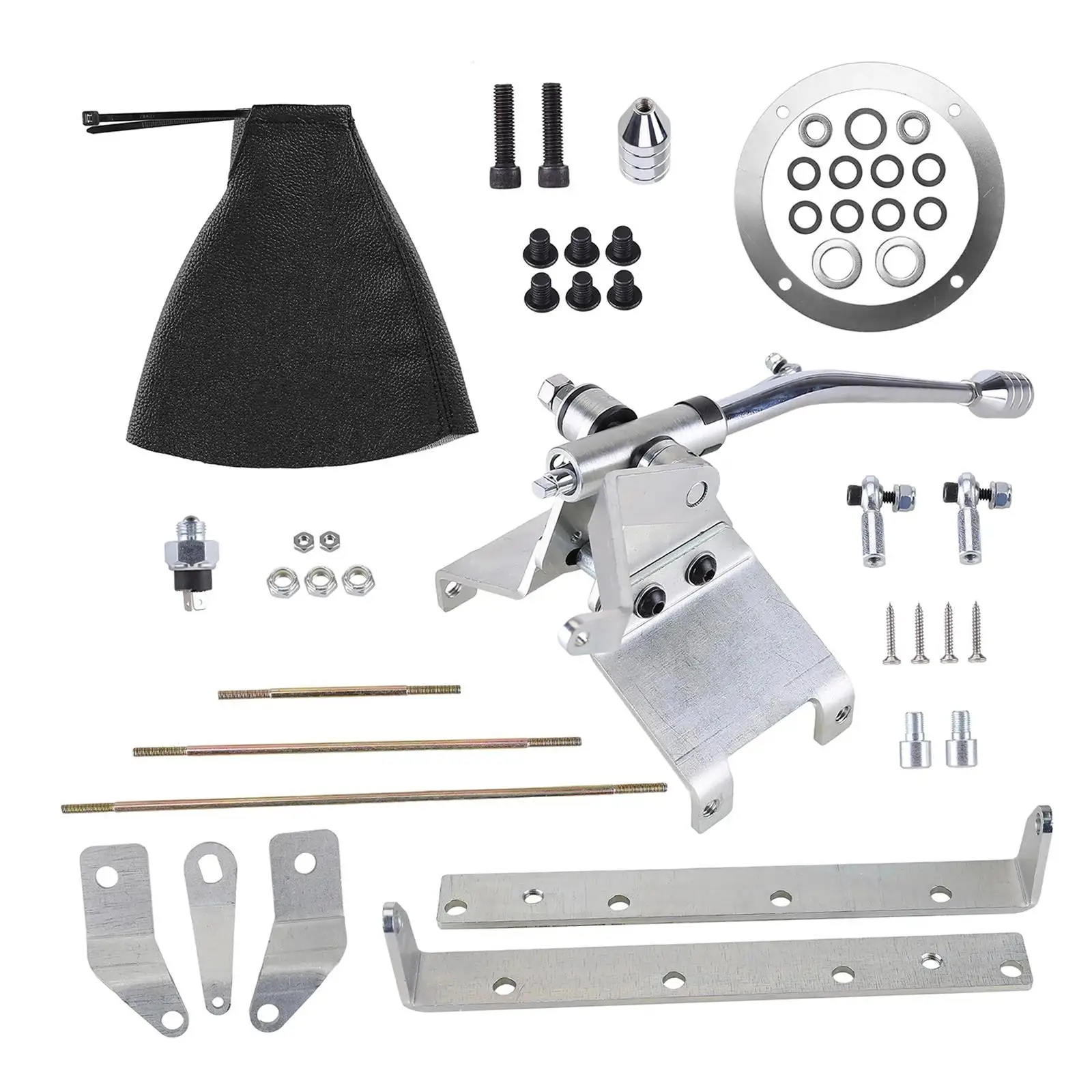 

Shifter Kit Accessories Replaces Spare Parts Premium HRC1941 12" Floor Mount Automatic Transmission for 350 TH350