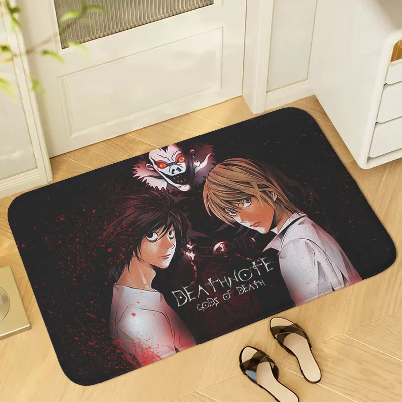 

Doormat Entrance Door Death Note Hallway Bathroom Foot Mat Slip-resistant Bedroom Rug Interior Home Decor Items Corridor Carpet