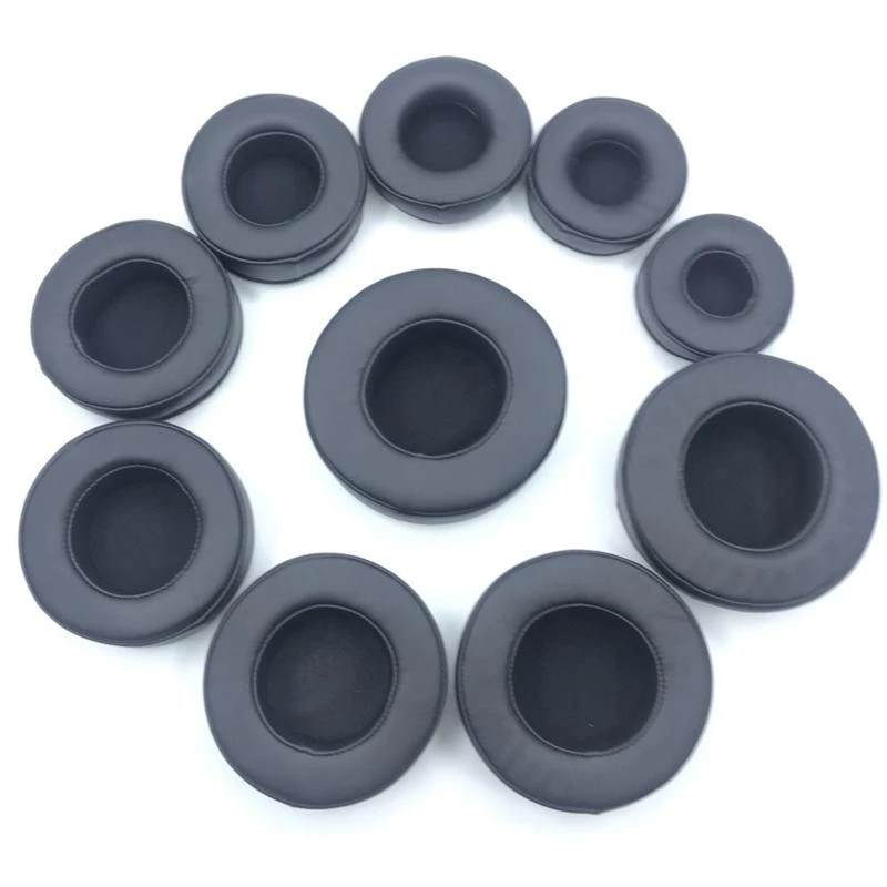 573a 1 par almohadillas para auriculares Pu Cushion 65/70/75/80/85/90/95/100/105/110 mm