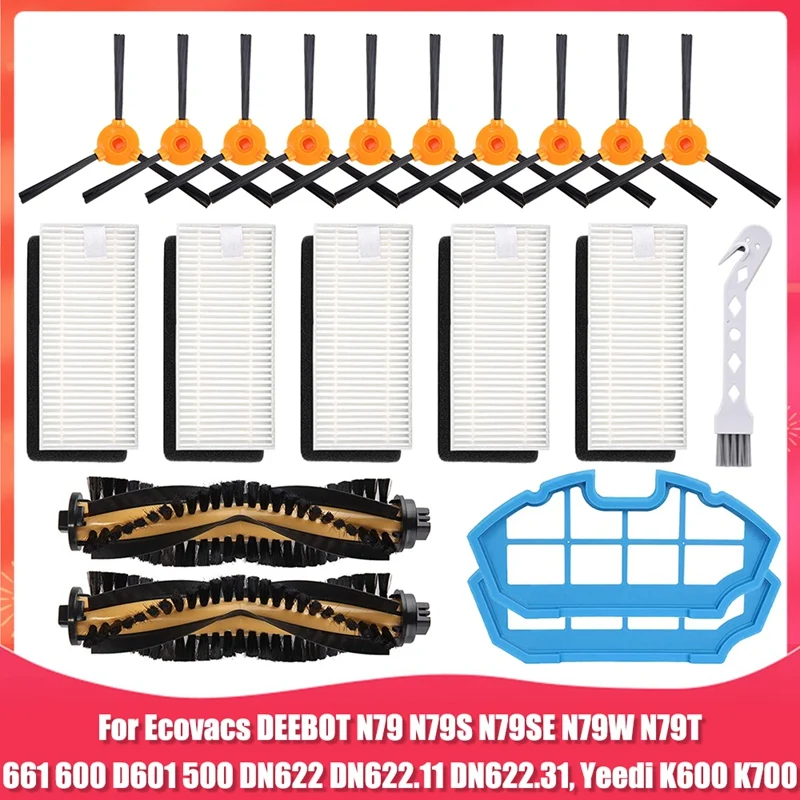 Replacement Accessories Kit For Ecovacs Deebot N79 N79S DN622 DN622.11 DN622.31 N79SE N79W Robot Vacuum Cleaner