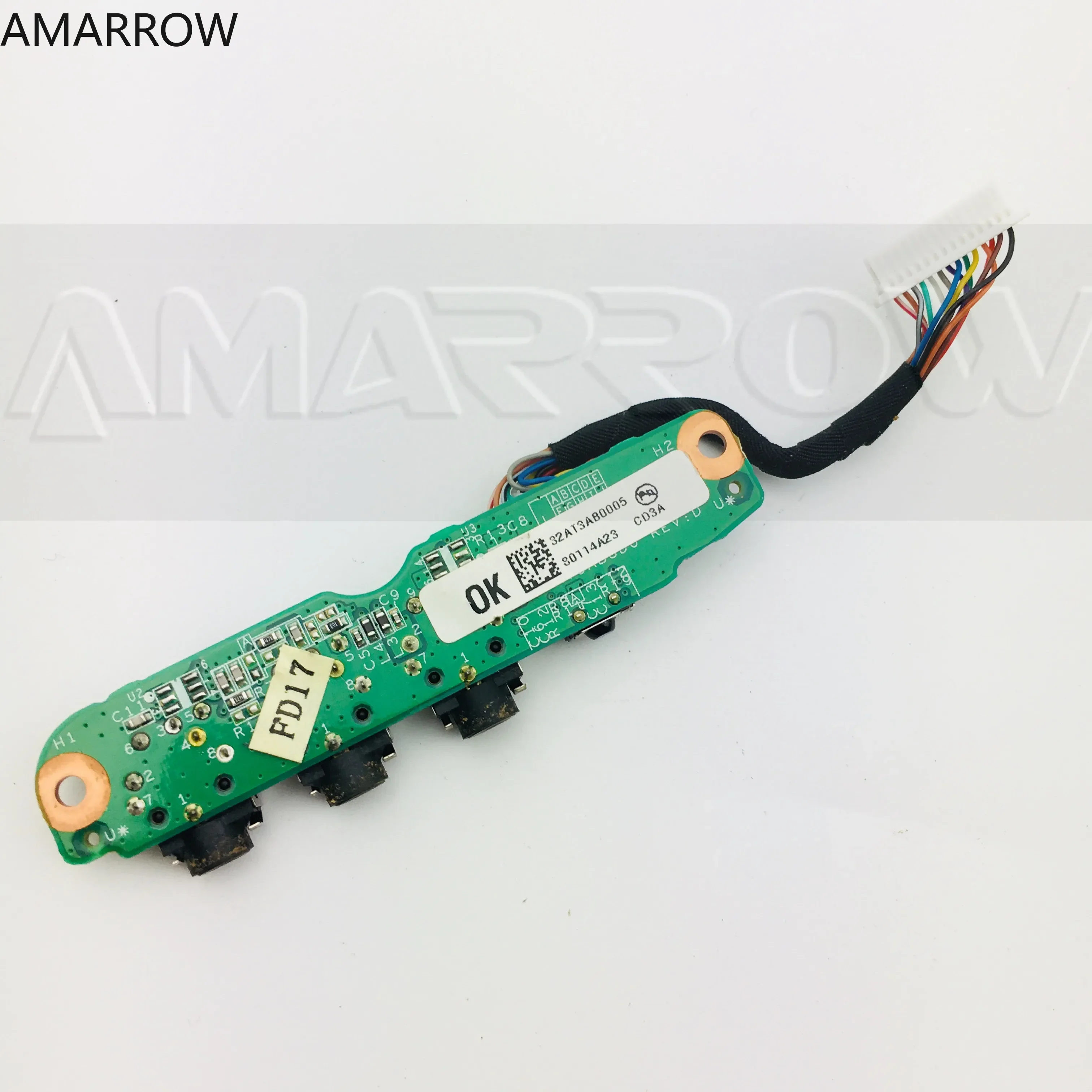 Original for HP DV6000 DV6500 DV6700 Audio Jack Circuit Board Audio Board Sound Card Board DA0AT3AB8D0 DA0AT8AB8F9