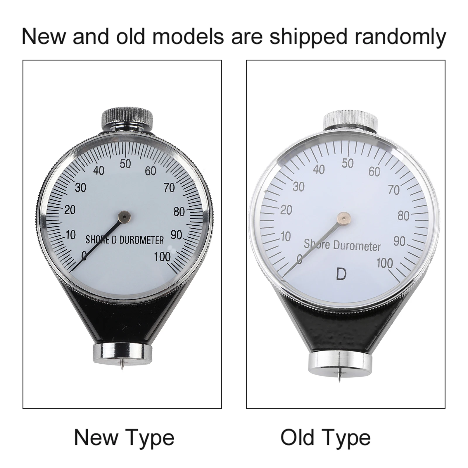 Durometro per pneumatici in gomma Durometro per gomma Shore Tipo A/O/D Durometro per pneumatici in gomma Misuratore di durezza 0‐100 gradi