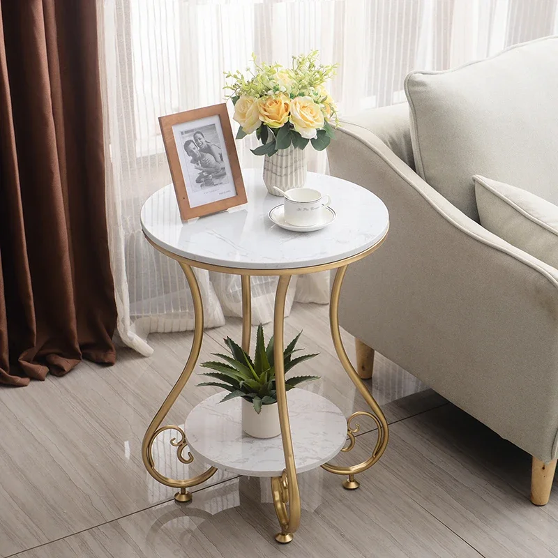 Modern Luxury Decor Coffee Tables Book Round Small Dressing Console Coffee Table Side Hall Sofa Mesitas De Noche Bedside Tables